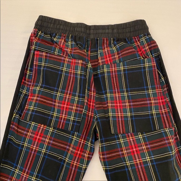 Plaid zipper sweatpants - Picture 9 of 10